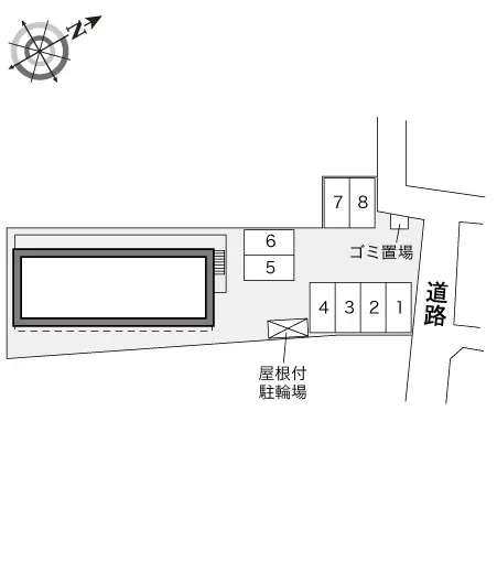 ★手数料０円★八千代市村上　月極駐車場（LP）